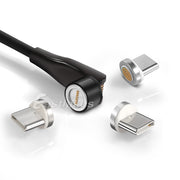 540° Rotate & Spin Magnetic Interface Fast Charge USB-C Type-C Data Charger Cable - Eastlakes Electronics
