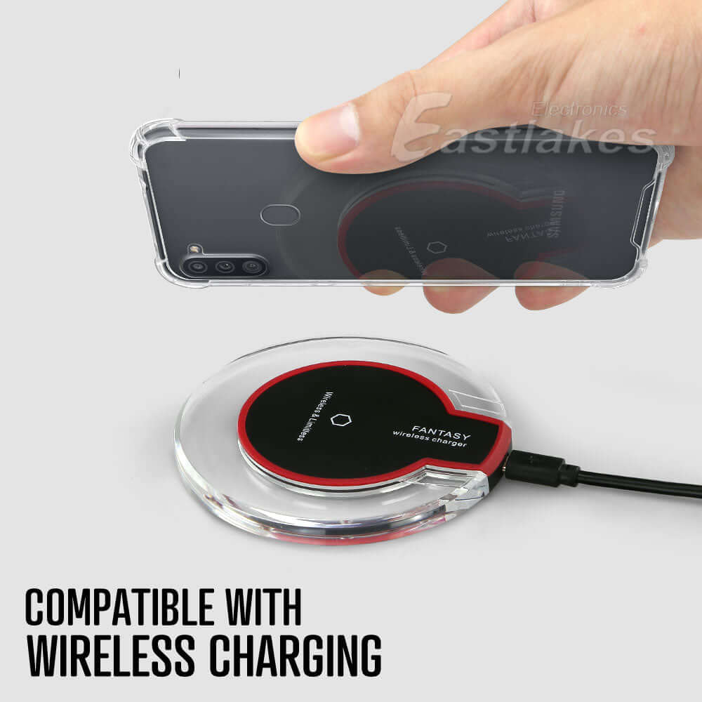 Clear Silicone Bumper Case for Samsung Galaxy A11 A21 - Eastlakes Electronics