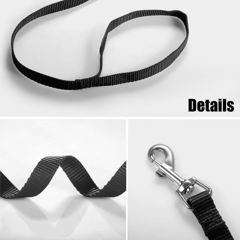 Black Long Dog Pet Puppy Training Obedience Rope Recall Lead Leash - Eastlakes Electronics