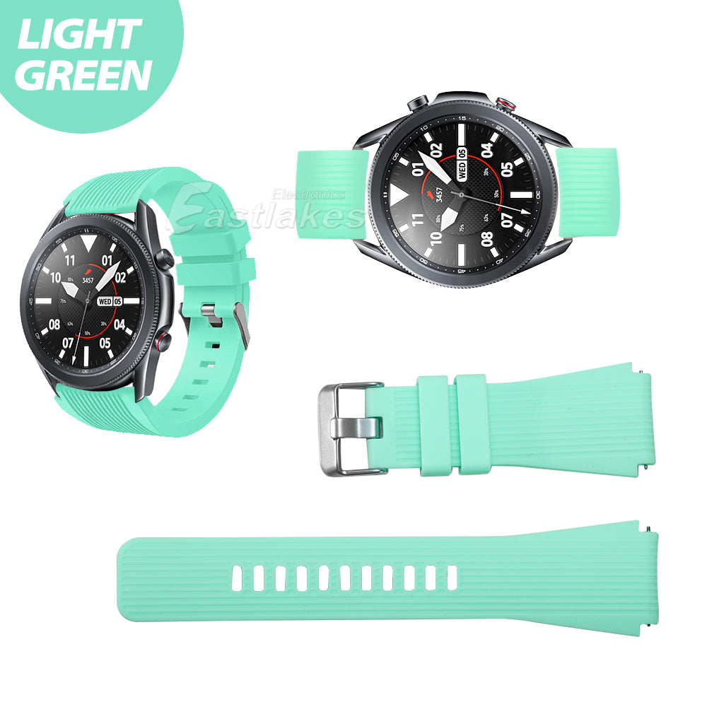 Light Green Silicone Galaxy Watch 3 Band