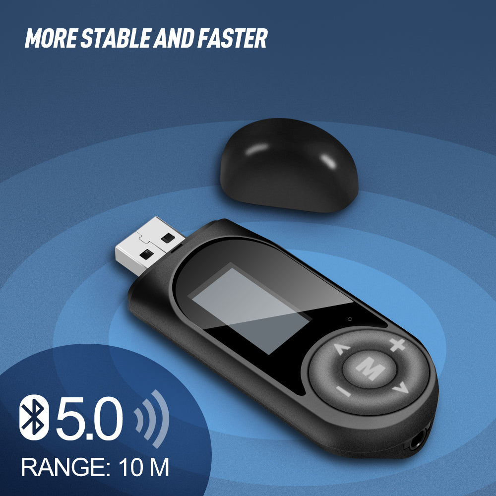 Bluetooth 5.0 USB Audio Transmitter & Receiver Adapter - Eastlakes Electronics