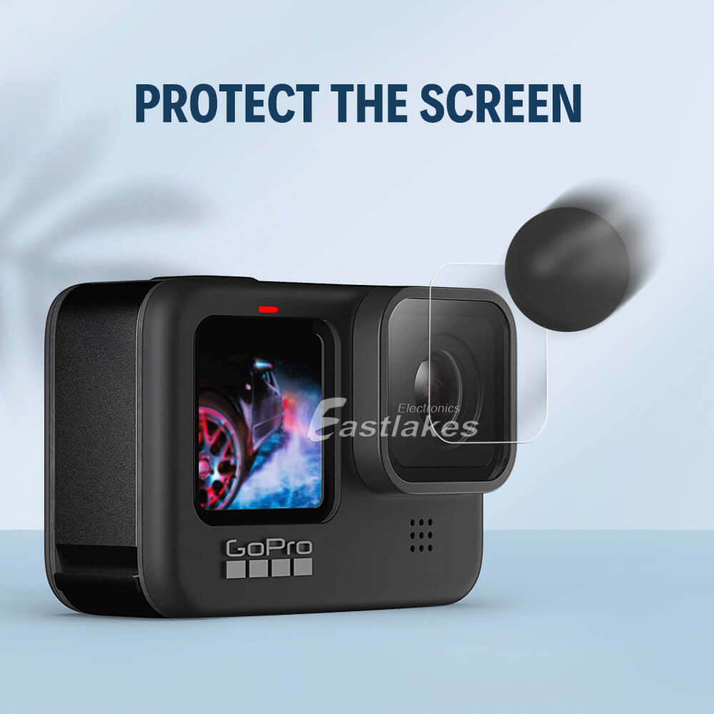 GoPro Hero Tempered Glass Lens and Screen Protector Set - Eastlakes Electronics