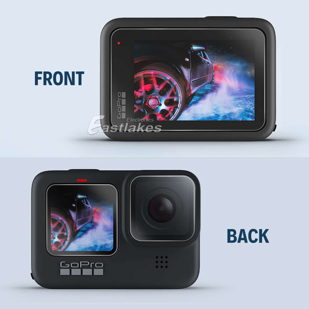 GoPro Hero Tempered Glass Lens and Screen Protector Set - Eastlakes Electronics