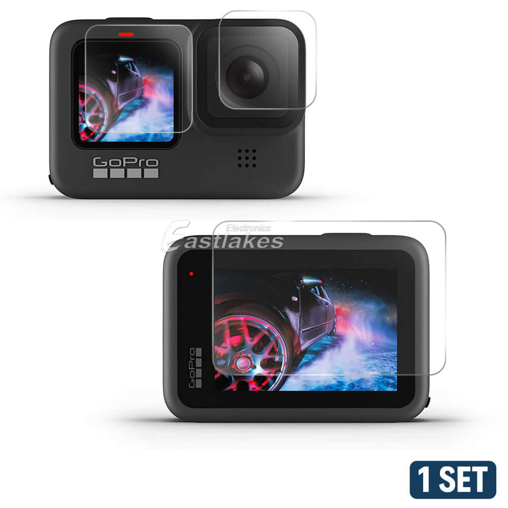 GoPro Hero Tempered Glass Lens and Screen Protector Set - Eastlakes Electronics