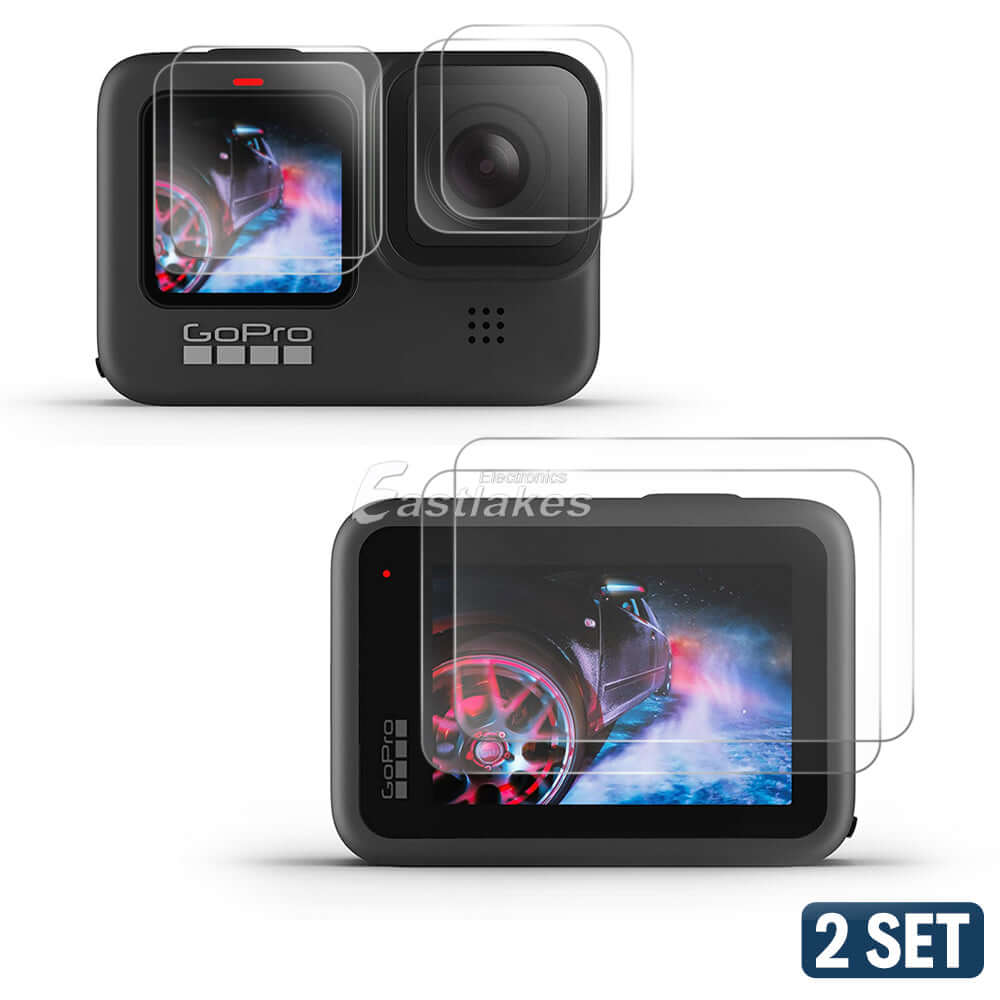 GoPro Hero Tempered Glass Lens and Screen Protector Set - Eastlakes Electronics