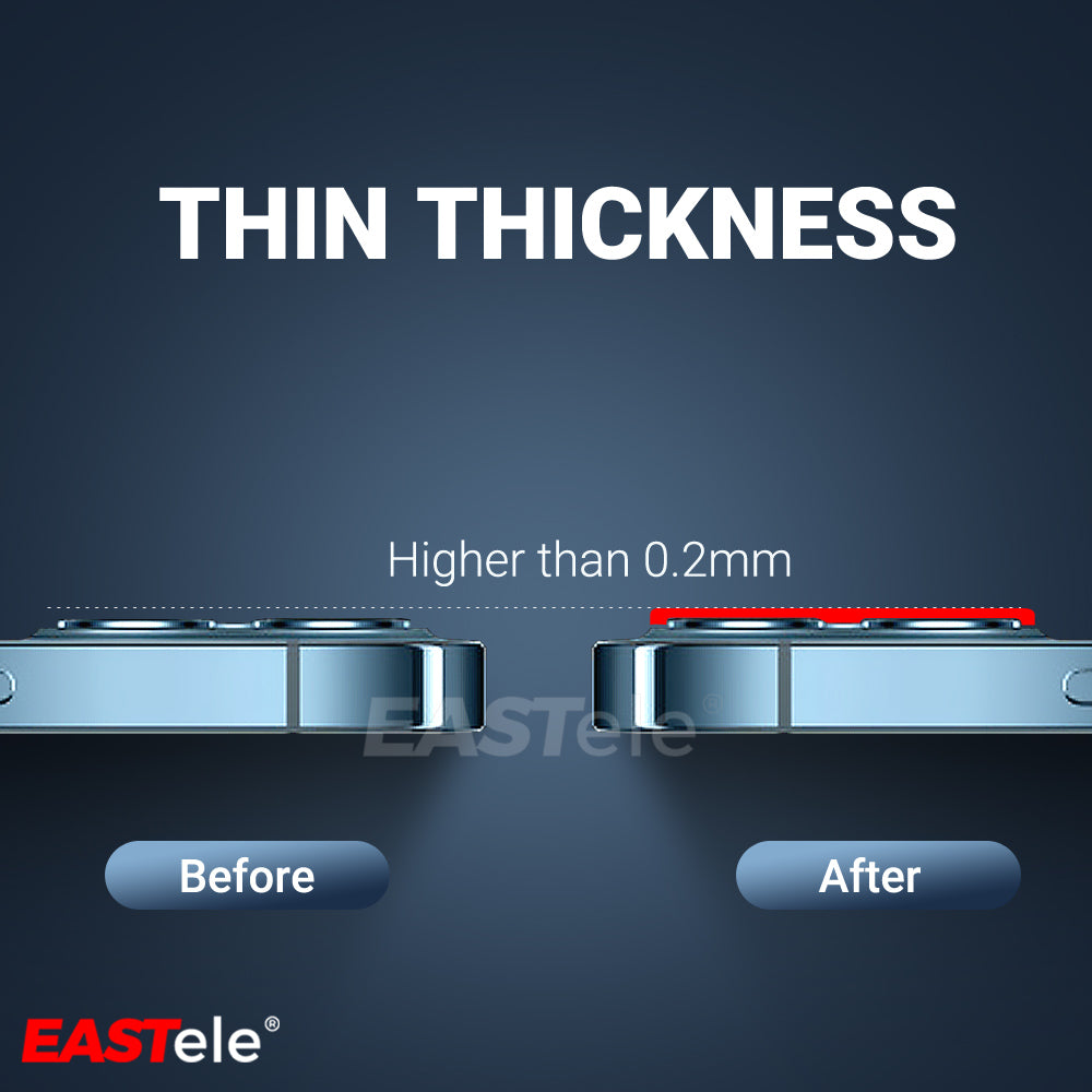 EASTele Apple iPhone 13/ 12/ 11 Series Camera Lens Tempered Glass Protector - Eastlakes Electronics