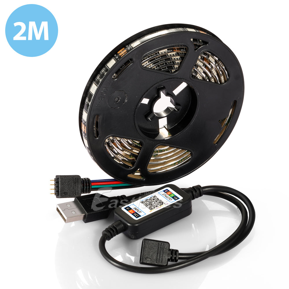 RGB Bluetooth LED Strip Lights - Eastlakes Electronics