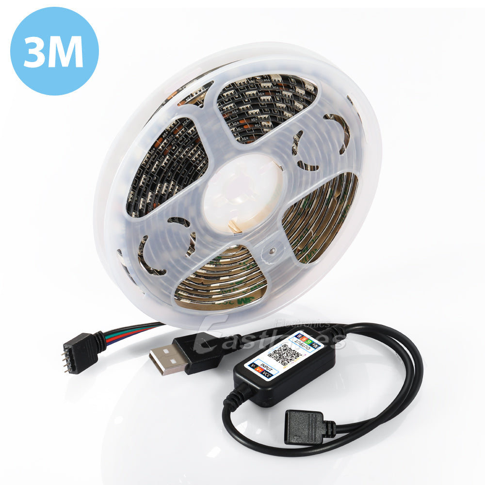 RGB Bluetooth LED Strip Lights - Eastlakes Electronics
