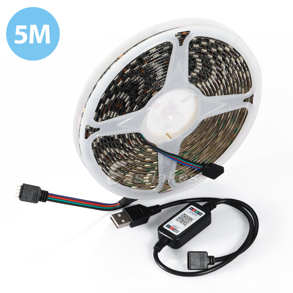RGB Bluetooth LED Strip Lights - Eastlakes Electronics