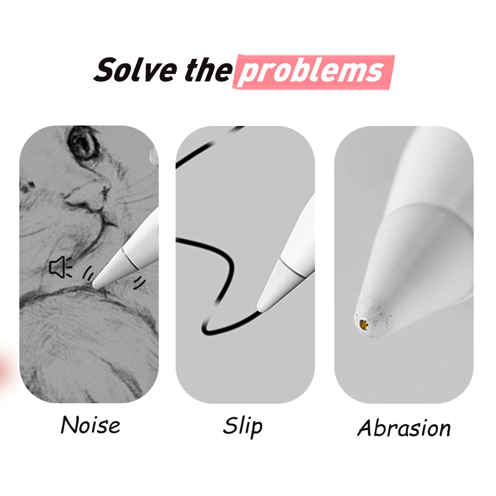 Silicone Nib Case Cover Tip Touchscreen For Apple Pencil 1st / 2nd Gen. - Eastlakes Electronics