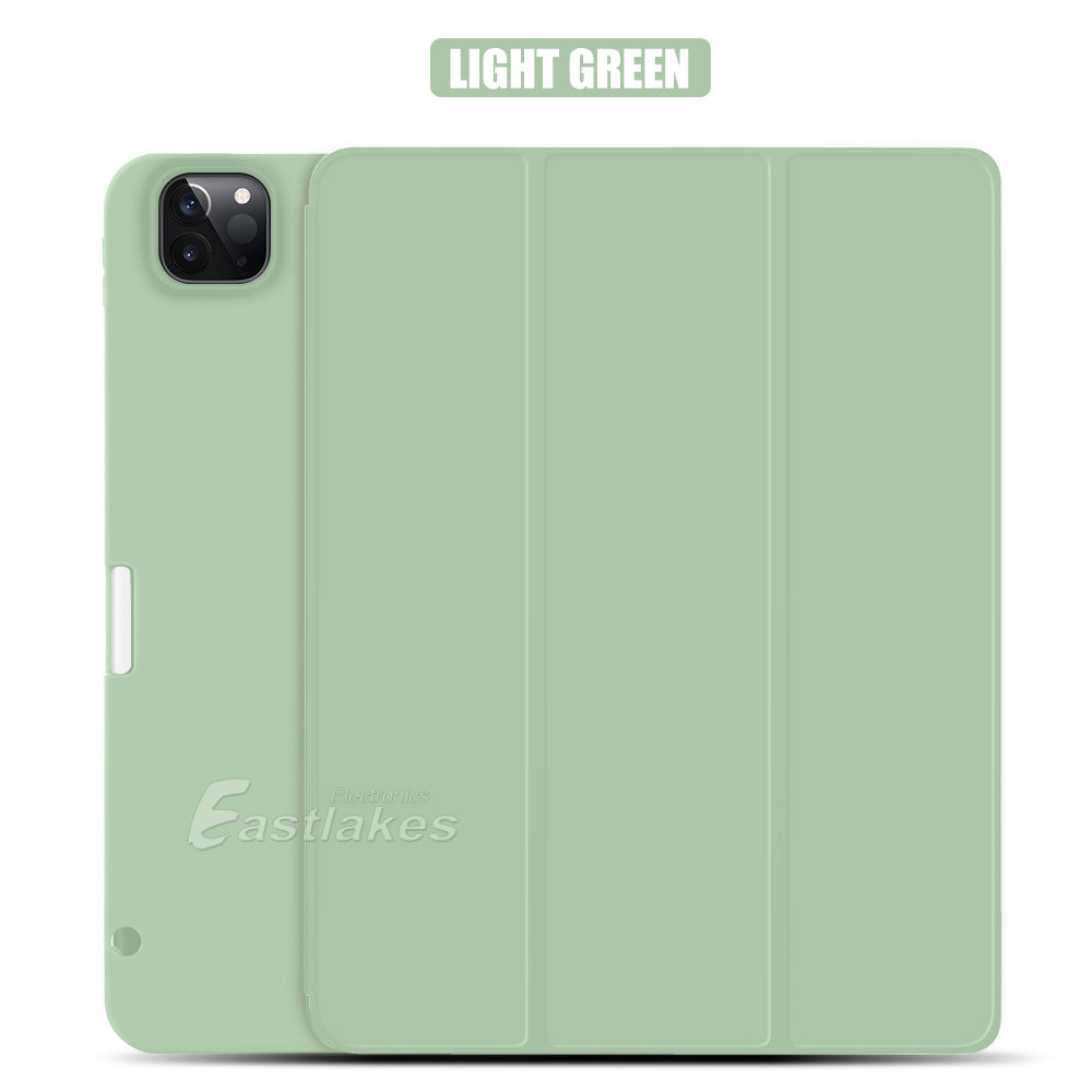 Silicone Smart Cover For Apple iPad with Apple Pen Clip - Eastlakes Electronics