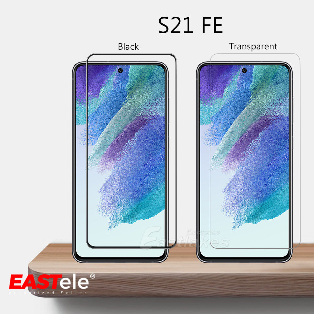 EASTele Tempered Glass Screen Protector For Samsung Galaxy S22 S21 FE Note 20 S20 Series - Eastlakes Electronics