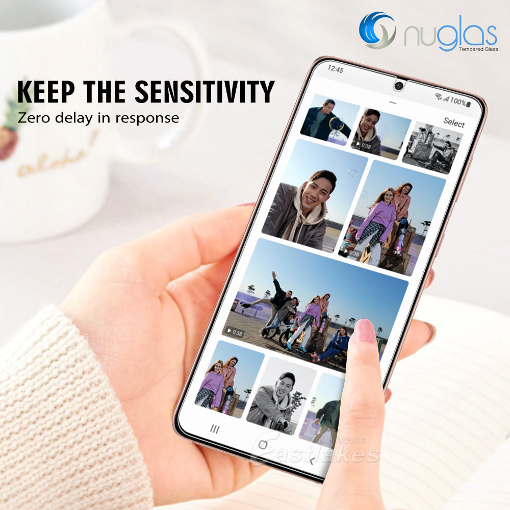 NUGLAS Samsung Galaxy S21 Series Tempered Glass Screen Protector - Eastlakes Electronics