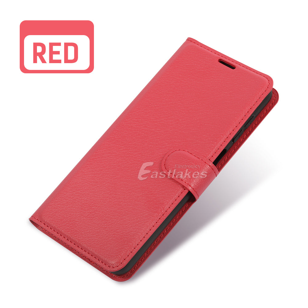  samsung galaxy a12 wallet case red