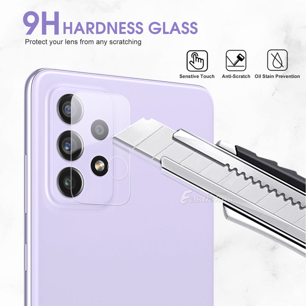 Camera Lens Tempered Glass Protector for Samsung Galaxy A52 A72 - Eastlakes Electronics