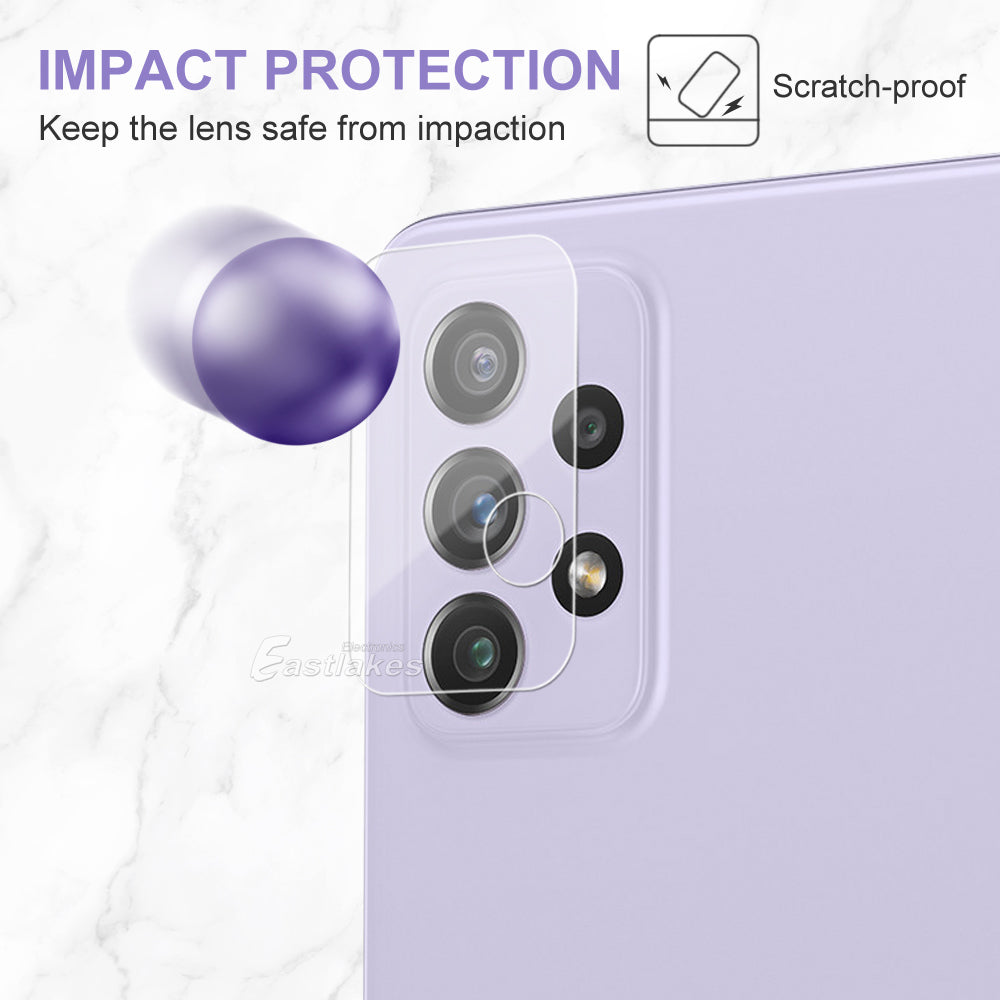 Camera Lens Tempered Glass Protector for Samsung Galaxy A52 A72 - Eastlakes Electronics