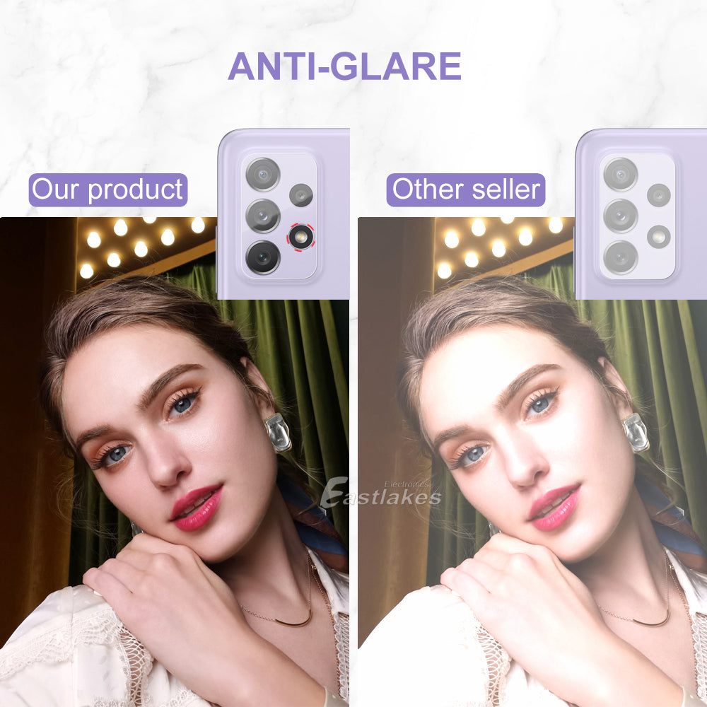 Camera Lens Tempered Glass Protector for Samsung Galaxy A52 A72 - Eastlakes Electronics