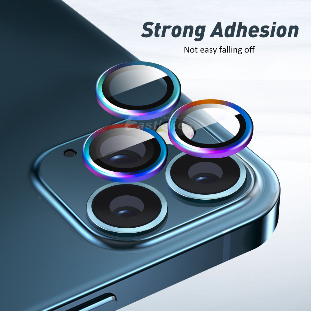 Apple iPhone 12 Series Camera Lens Metal Tempered Glass Protector - Eastlakes Electronics