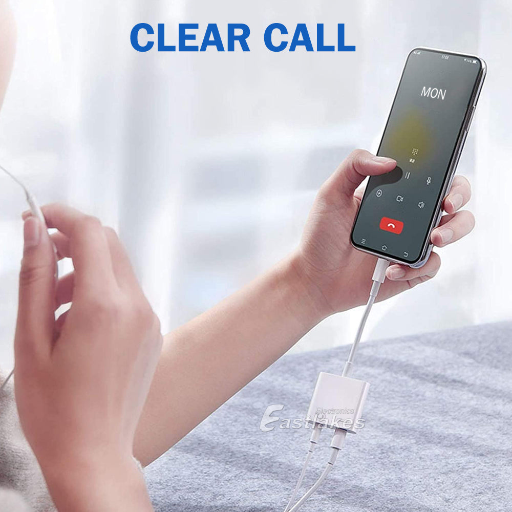 USB Type C 3.5mm Audio and Charger Splitter Adapter - Eastlakes Electronics