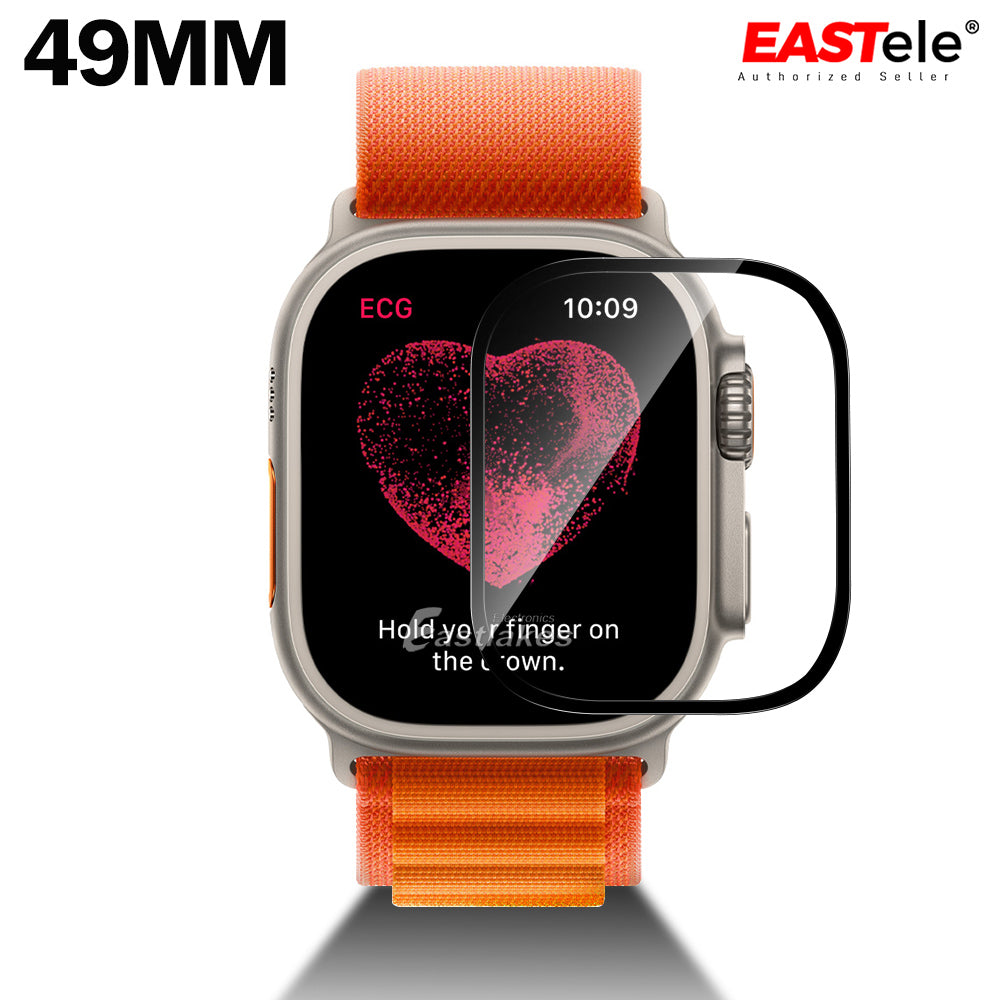 Tempered Glass FULL COVER Screen Protector For Apple Watch - Eastlakes Electronics
