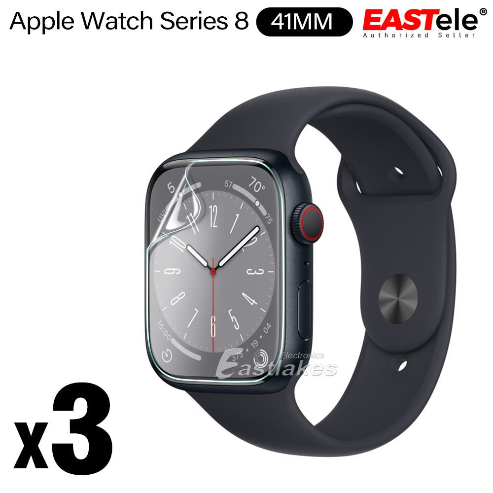 [3 Pack] EASTele Hydrogel Aqua Screen Protector Full Coverage For Apple Watch - Eastlakes Electronics