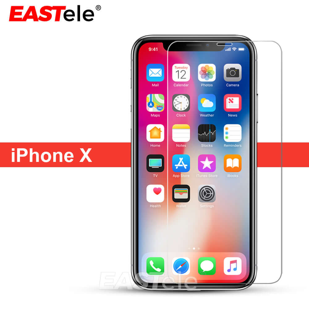 [2 Pack] EASTele Tempered Glass Screen Protector For Apple iPhone Series - Eastlakes Electronics