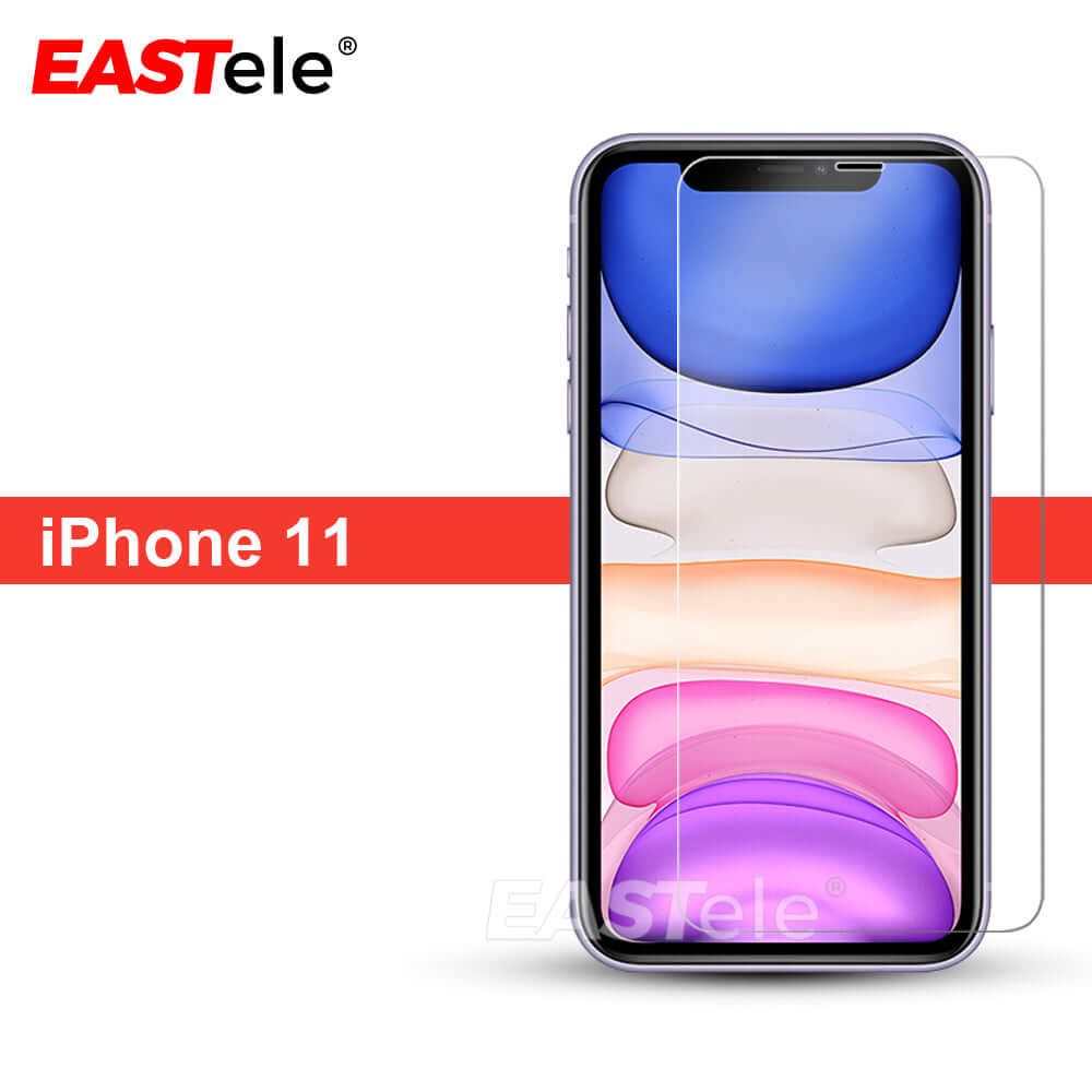 [2 Pack] EASTele Tempered Glass Screen Protector For Apple iPhone Series - Eastlakes Electronics