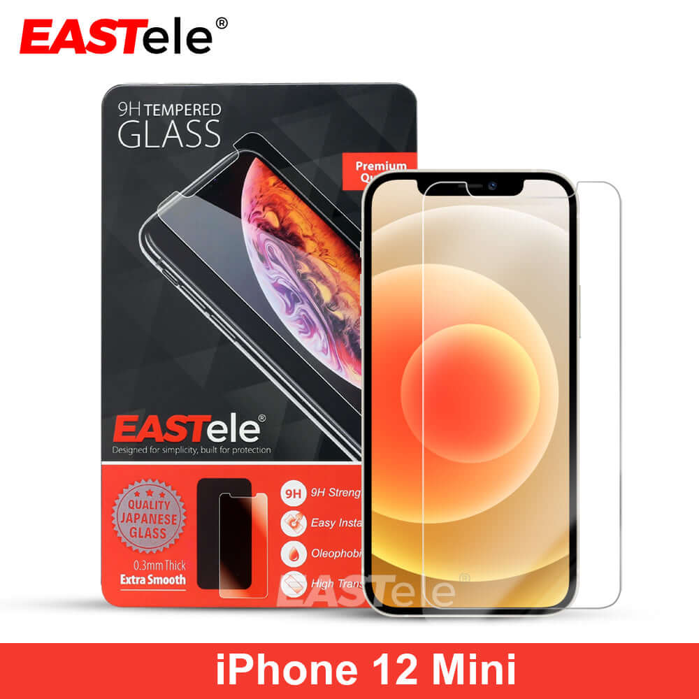 [2 Pack] Eastele iPhone Tempered Glass Screen Protector Gold Label - Eastlakes Electronics