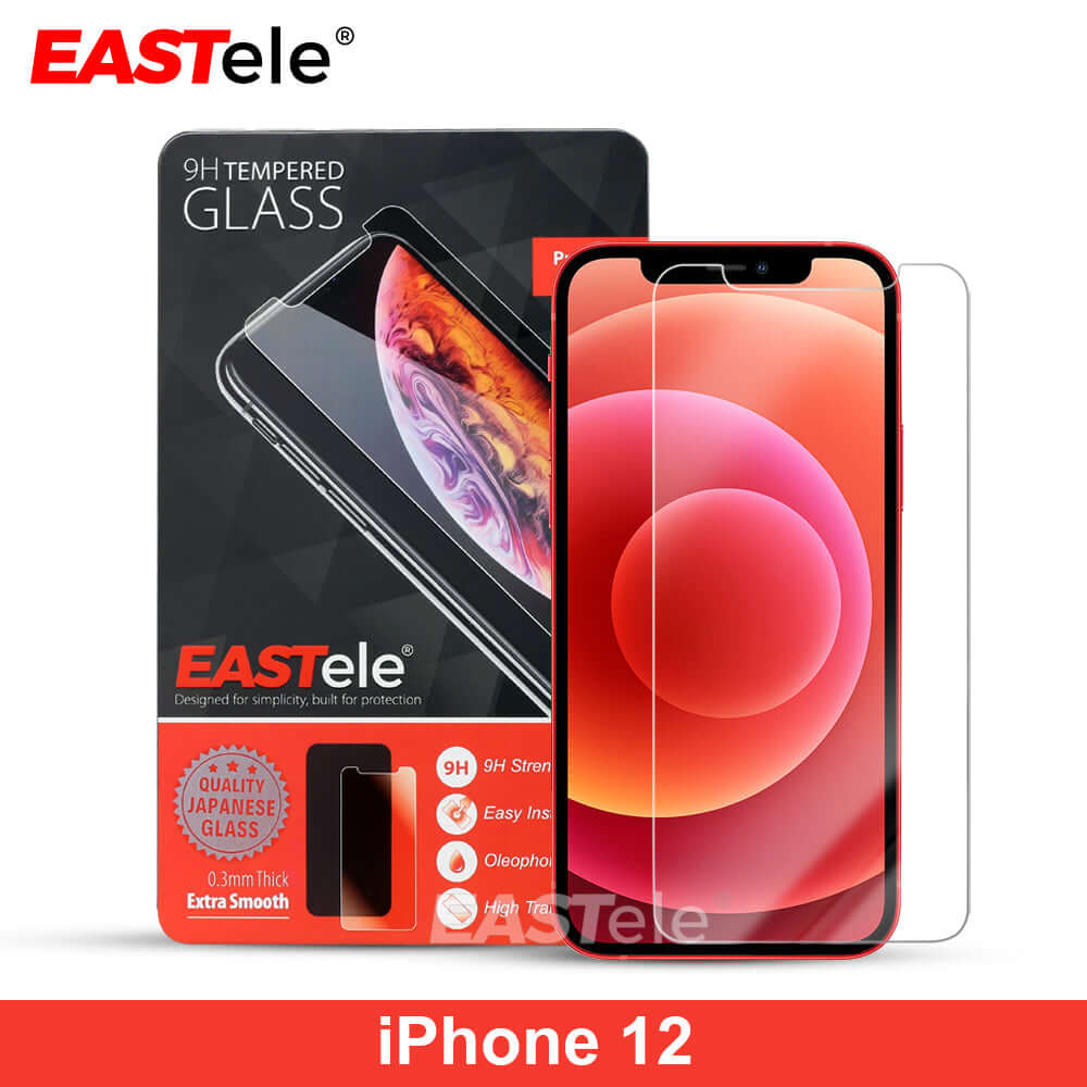 [2 Pack] Eastele iPhone Tempered Glass Screen Protector Gold Label - Eastlakes Electronics