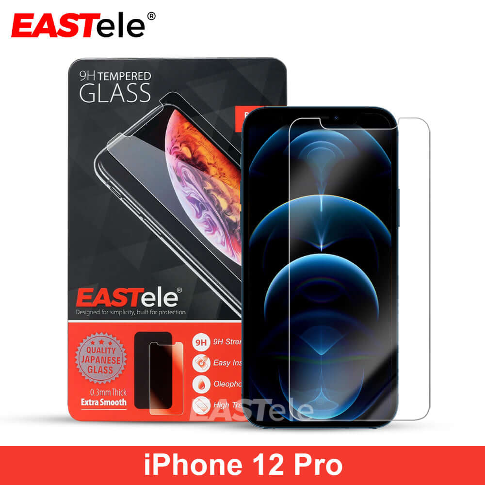 [2 Pack] Eastele iPhone Tempered Glass Screen Protector Gold Label - Eastlakes Electronics