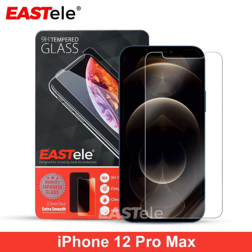 [2 Pack] Eastele iPhone Tempered Glass Screen Protector Gold Label - Eastlakes Electronics