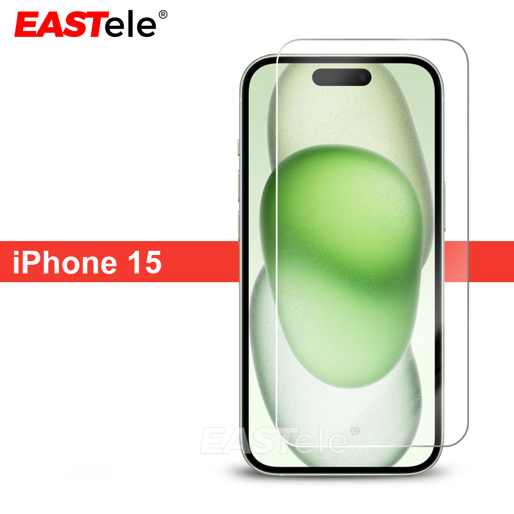 [2 Pack] EASTele Tempered Glass Screen Protector For Apple iPhone Series
