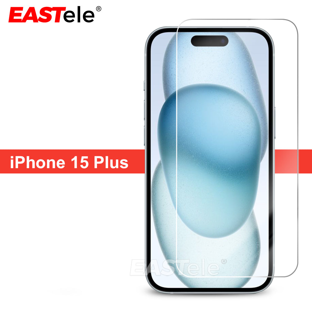 [2 Pack] EASTele Tempered Glass Screen Protector For Apple iPhone Series