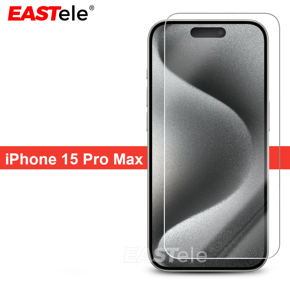 [2 Pack] EASTele Tempered Glass Screen Protector For Apple iPhone Series