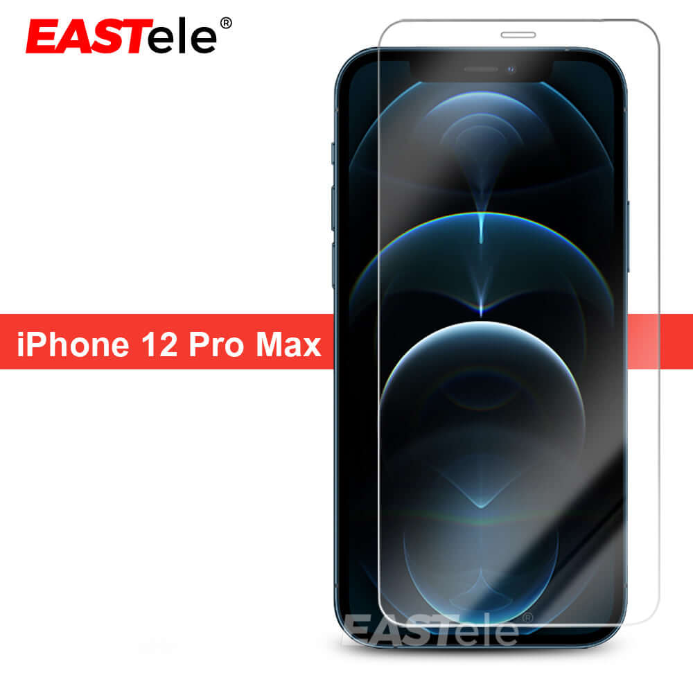[2 Pack] EASTele Tempered Glass Screen Protector For Apple iPhone Series - Eastlakes Electronics