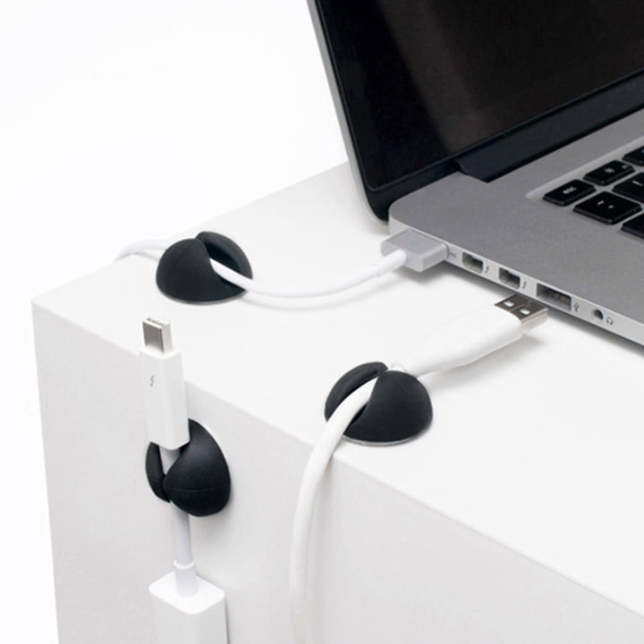 Silicone Desktop Cord Cable Management Organiser - Eastlakes Electronics Australia