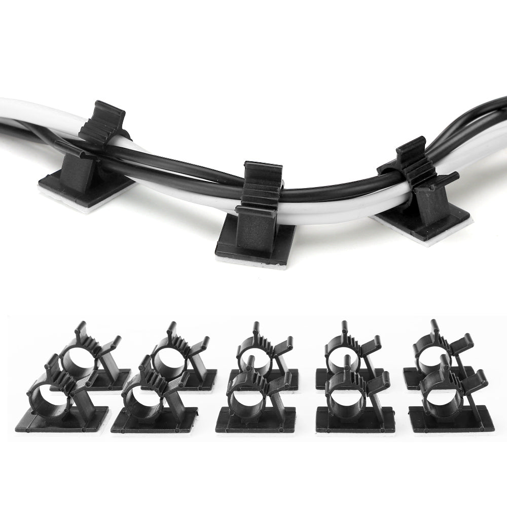 Cable Clamp Clip Desk Management Organiser Office - Eastlakes Electronics