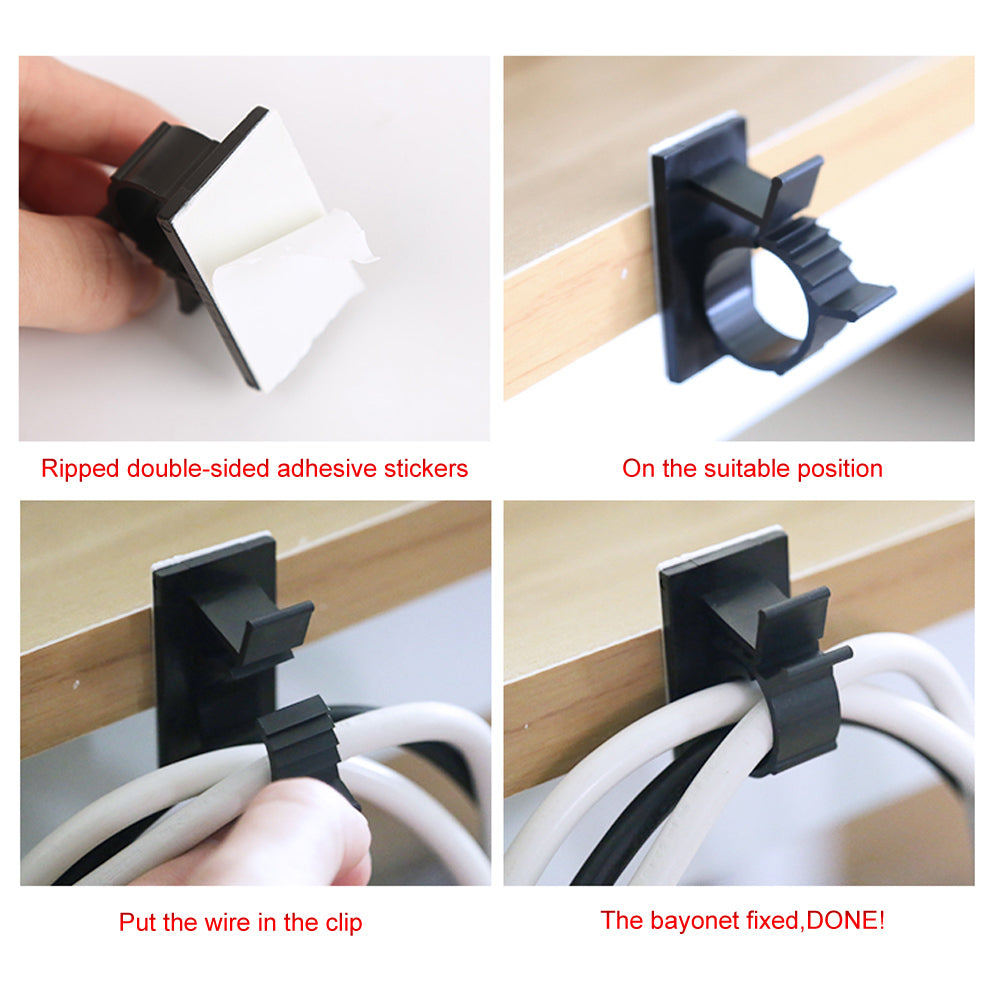 Cable Clamp Cable Clip Management Organiser - Eastlakes Electronics