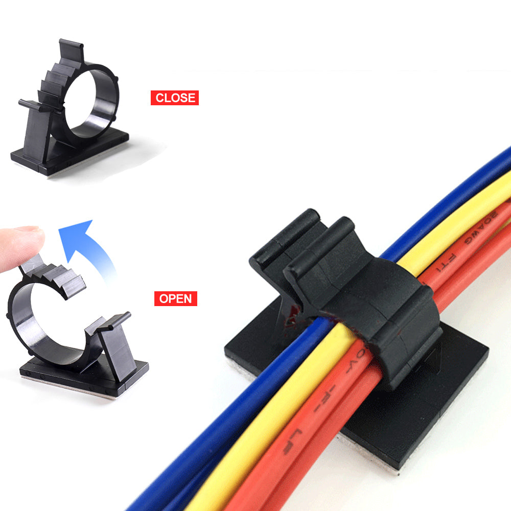 Cable Clamp Cable Clip Management Organiser - Eastlakes Electronics