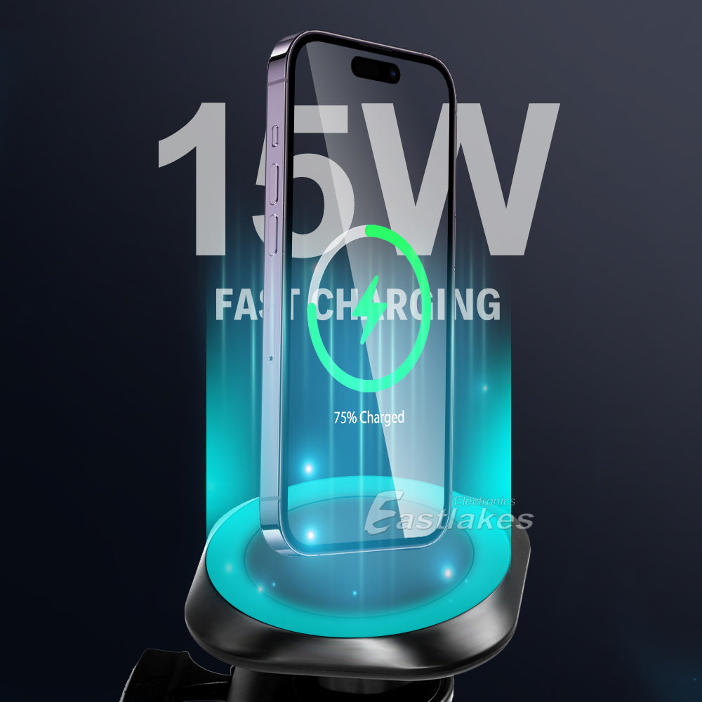 15W Magnetic Wireless Charger Car Holder Mount Cradle - Eastlakes Electronics