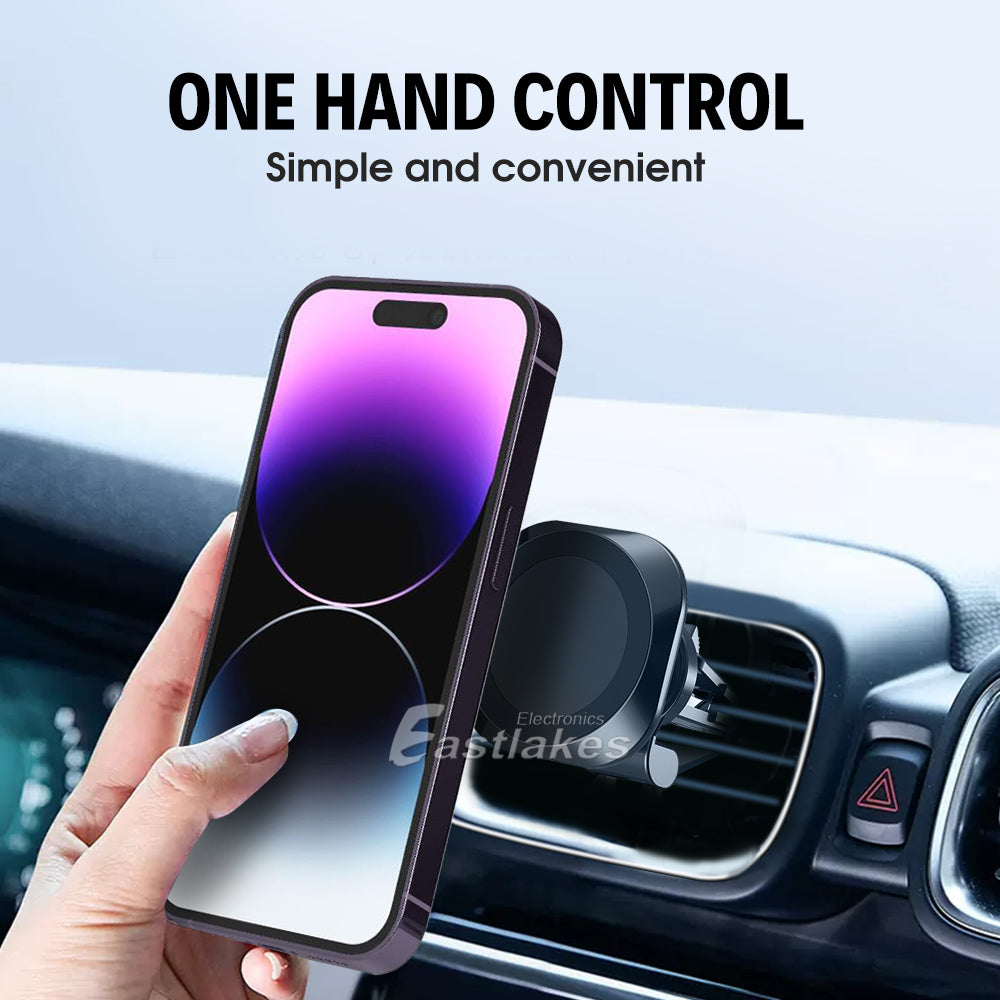 15W Magnetic Wireless Charger Car Holder Mount Cradle - Eastlakes Electronics