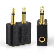 Headphone Earphone Airplane Audio Plug Travel Jack Adapter Adaptor Flight Socket - Eastlakes Electronics