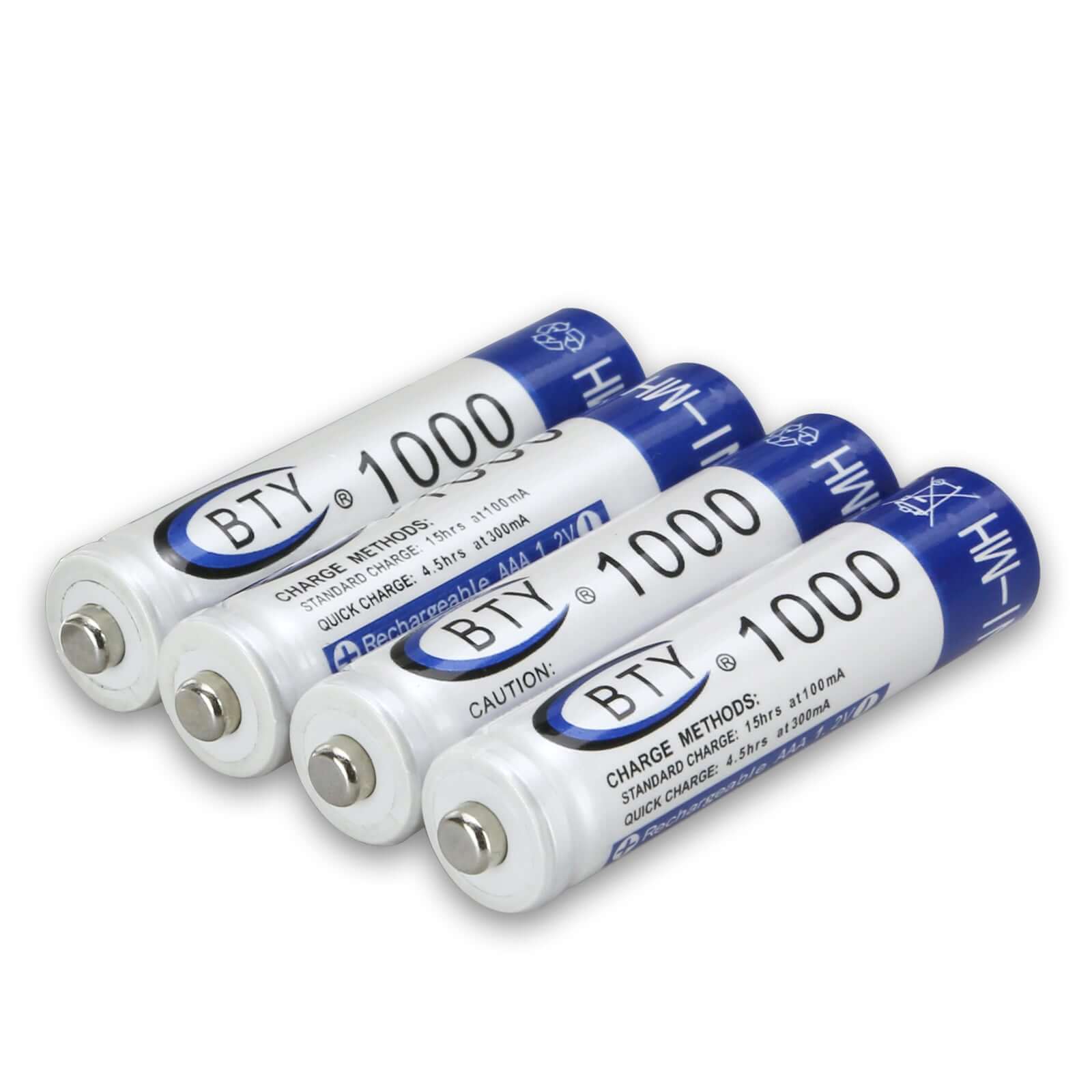 BTY AAA 1000 mAH 1.2V Rechargeable Battery - Eastlakes Electronics