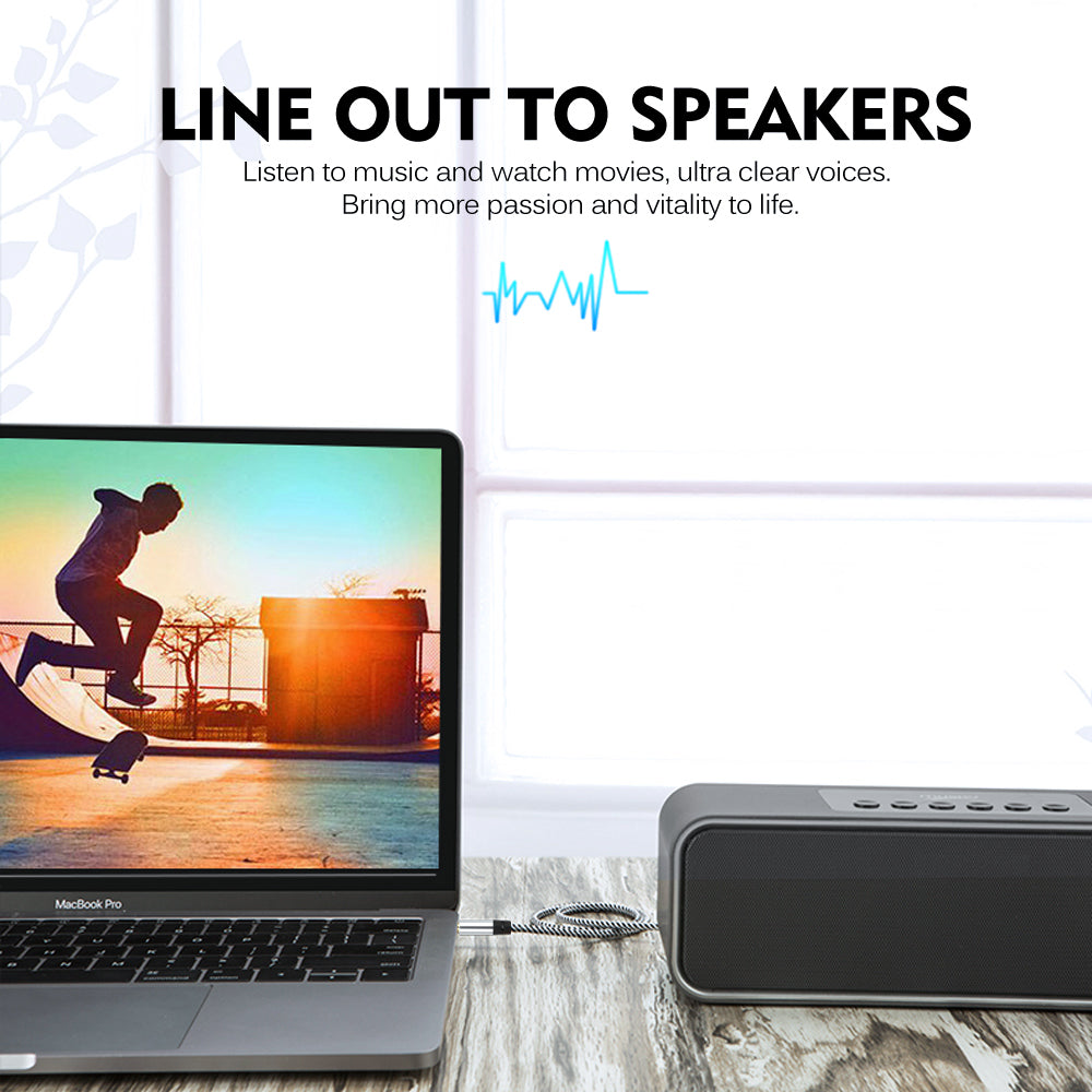 [2 Pack] 3.5mm Audio Male to Male Auxiliary AUX Cable - Eastlakes Electronics