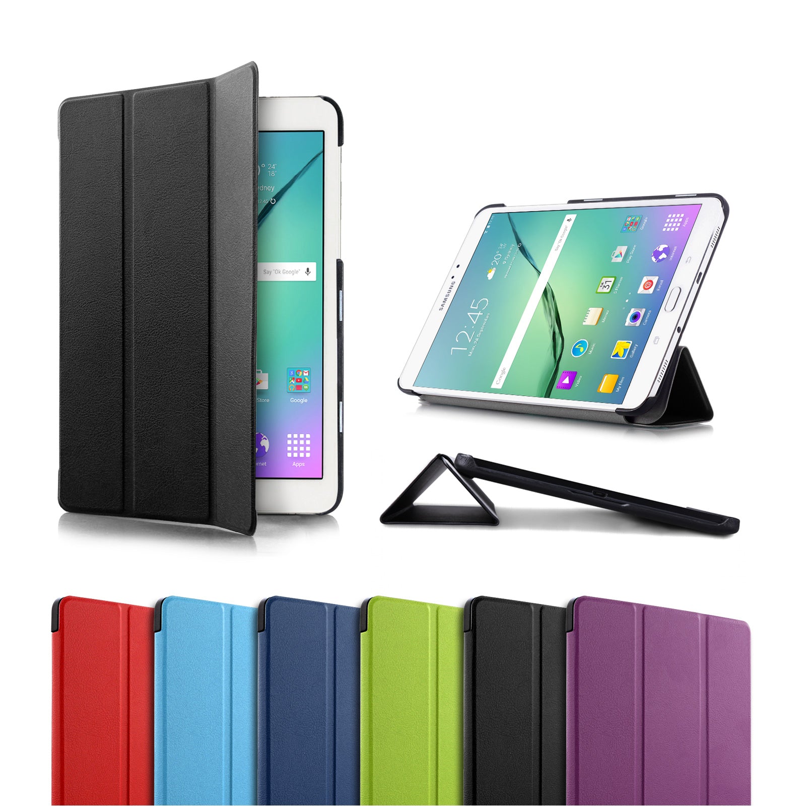 Smart Folio Case for A7 S6 Lite Series Samsung Galaxy Tab - Eastlakes Electronics