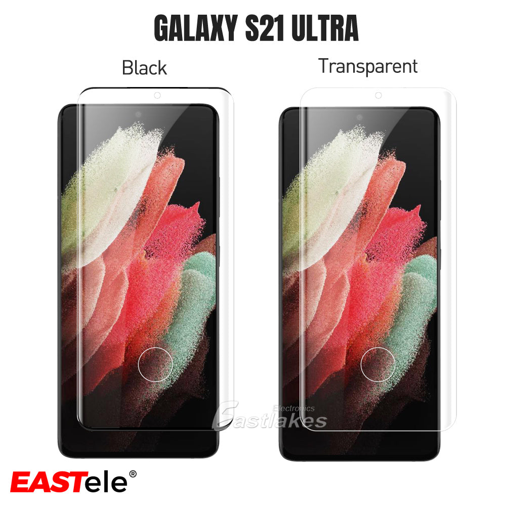 EASTele Tempered Glass Screen Protector For Samsung Galaxy S22 S21 FE Note 20 S20 Series - Eastlakes Electronics