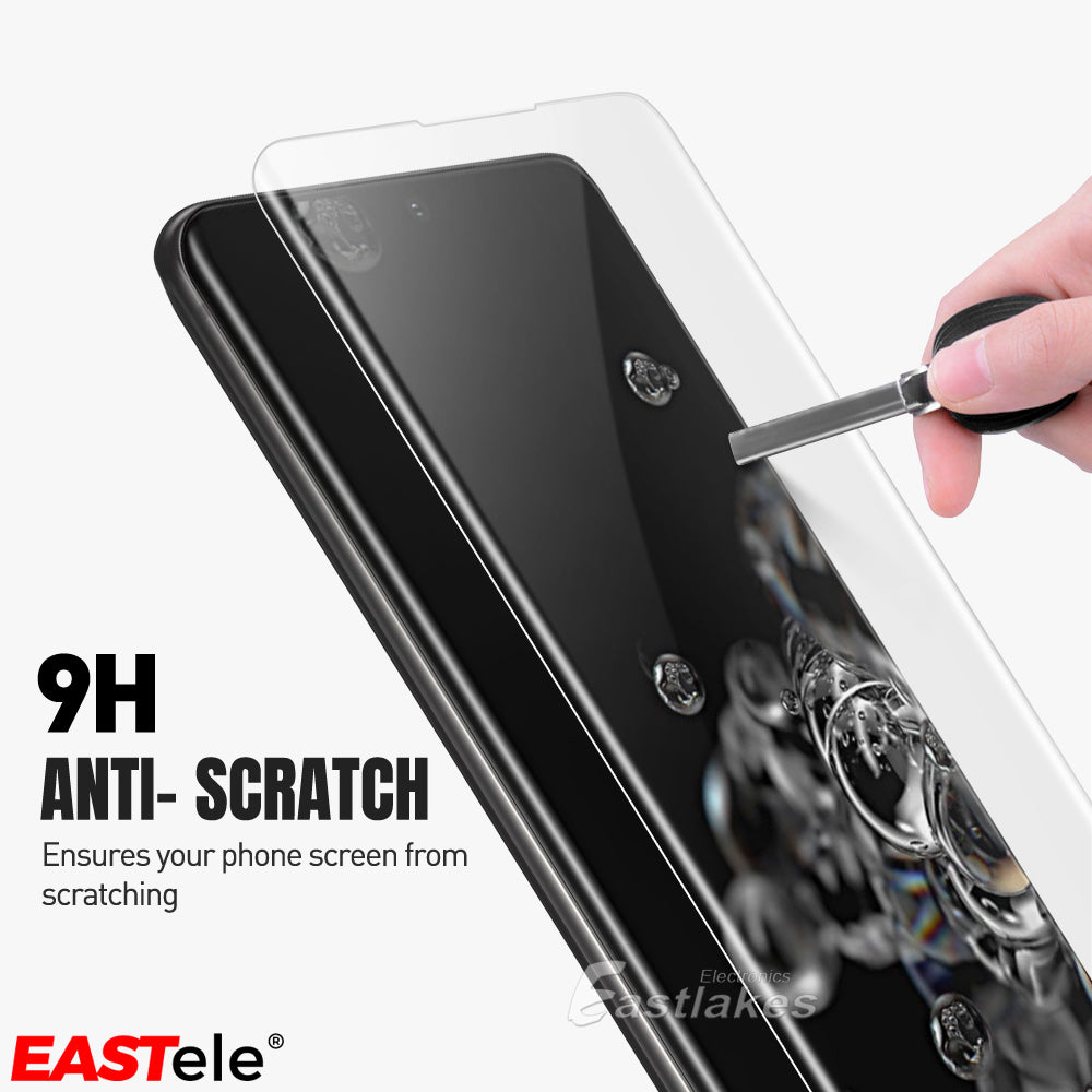 EASTele Tempered Glass Screen Protector For Samsung Galaxy S22 S21 FE Note 20 S20 Series - Eastlakes Electronics