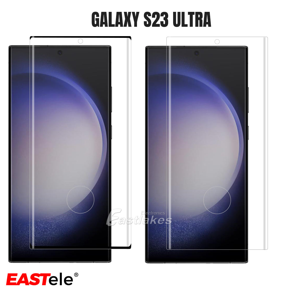 EASTele Tempered Glass Screen Protector For Samsung Galaxy S23 S22 S21 FE Note 20 S20 Series - Eastlakes Electronics