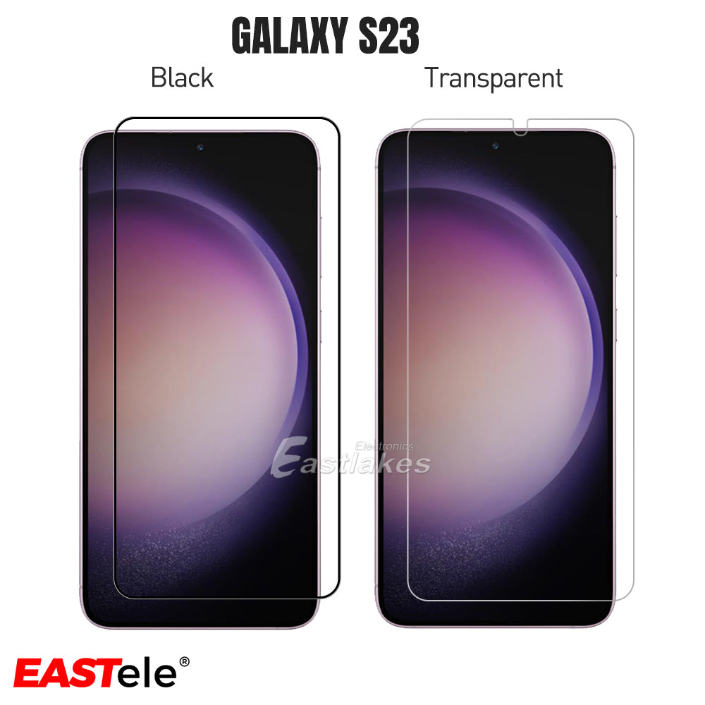 EASTele Tempered Glass Screen Protector For Samsung Galaxy S23 S22 S21 FE Note 20 S20 Series - Eastlakes Electronics