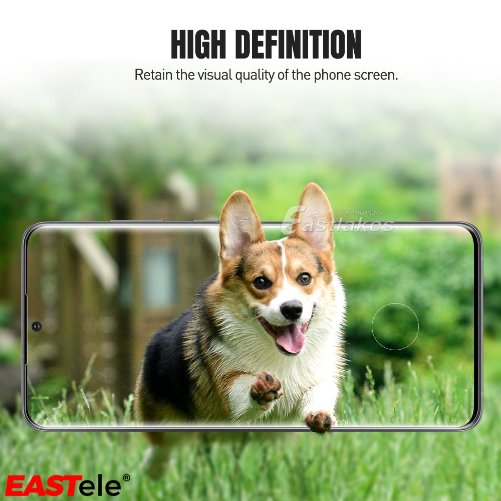 EASTele Tempered Glass Screen Protector For Samsung Galaxy S22 S21 FE Note 20 S20 Series - Eastlakes Electronics